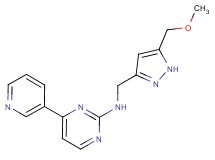 N-{[5-(methoxymethyl)-1H-pyrazol-3-yl]methyl}-4-(3-pyridinyl)-2-pyrimidinamine