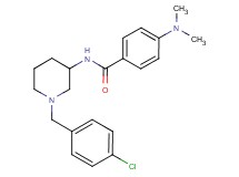 N-[1-(4-chlorobenzyl)-3-piperidinyl]-4-(dimethylamino)benzamide