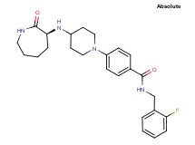 N-(2-fluorobenzyl)-4-(4-{[(3S)-2-oxo-3-azepanyl]amino}-1-piperidinyl)benzamide