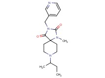 8-sec-butyl-1-methyl-3-(3-pyridinylmethyl)-1,3,8-triazaspiro[4.5]decane-2,4-dione