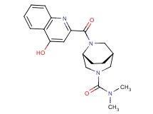 rel-(1R,5R)-6-[(4-hydroxy-2-quinolinyl)carbonyl]-N,N-dimethyl-3,6-diazabicyclo[3.2.2]nonane-3-carboxamide