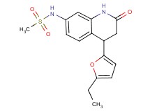 N-[4-(5-ethyl-2-furyl)-2-oxo-1,2,3,4-tetrahydroquinolin-7-yl]methanesulfonamide