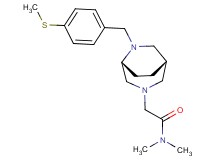 N,N-dimethyl-2-{(1S*,5R*)-6-[4-(methylthio)benzyl]-3,6-diazabicyclo[3.2.2]non-3-yl}acetamide