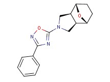 (1R*,2R*,6S*,7S*)-4-(3-phenyl-1,2,4-oxadiazol-5-yl)-10-oxa-4-azatricyclo[5.2.1.0~2,6~]decane