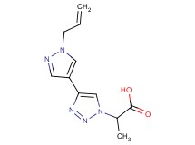 2-[4-(1-allyl-1H-pyrazol-4-yl)-1H-1,2,3-triazol-1-yl]propanoic acid