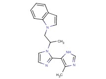 1-[2-(1H-indol-1-yl)-1-methylethyl]-5'-methyl-1H,3'H-2,4'-biimidazole