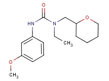 N-ethyl-N'-(3-methoxyphenyl)-N-(tetrahydro-2H-pyran-2-ylmethyl)urea