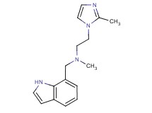 (1H-indol-7-ylmethyl)methyl[2-(2-methyl-1H-imidazol-1-yl)ethyl]amine