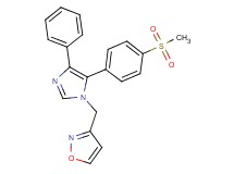 3-({5-[4-(methylsulfonyl)phenyl]-4-phenyl-1H-imidazol-1-yl}methyl)isoxazole