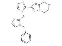 2-{1-[(1-benzyl-1H-imidazol-2-yl)methyl]-1H-imidazol-2-yl}-4,5,6,7-tetrahydropyrazolo[1,5-a]pyrazine dihydrochloride