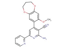 6-amino-4-(8-methoxy-3,4-dihydro-2H-1,5-benzodioxepin-7-yl)-2,2'-bipyridine-5-carbonitrile