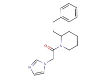 1-(1H-imidazol-1-ylacetyl)-2-(2-phenylethyl)piperidine