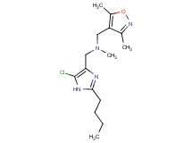 1-(2-butyl-5-chloro-1H-imidazol-4-yl)-N-[(3,5-dimethylisoxazol-4-yl)methyl]-N-methylmethanamine