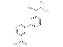 5-{3-[1-(dimethylamino)ethyl]phenyl}nicotinic acid