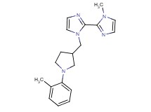 1-methyl-1'-{[1-(2-methylphenyl)pyrrolidin-3-yl]methyl}-1H,1'H-2,2'-biimidazole