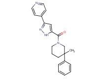 4-{5-[(3-methyl-3-phenylpiperidin-1-yl)carbonyl]-1H-pyrazol-3-yl}pyridine