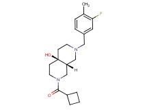 (4aR*,8aR*)-2-(cyclobutylcarbonyl)-7-(3-fluoro-4-methylbenzyl)octahydro-2,7-naphthyridin-4a(2H)-ol