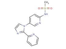 N-[5-(2-pyridin-2-yl-1H-imidazol-1-yl)pyridin-2-yl]methanesulfonamide