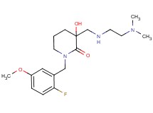 3-({[2-(dimethylamino)ethyl]amino}methyl)-1-(2-fluoro-5-methoxybenzyl)-3-hydroxypiperidin-2-one
