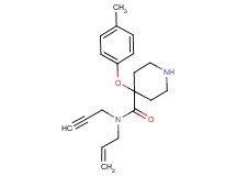 N-allyl-4-(4-methylphenoxy)-N-prop-2-yn-1-ylpiperidine-4-carboxamide