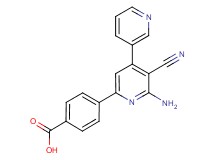 4-(6'-amino-5'-cyano-3,4'-bipyridin-2'-yl)benzoic acid