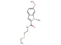 N-[2-(ethylthio)ethyl]-6-methoxy-1-methyl-1H-indole-2-carboxamide