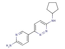 6-(6-aminopyridin-3-yl)-N-cyclopentylpyridazin-3-amine