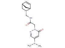 N-[(1R*,2R*,4R*)-bicyclo[2.2.1]hept-5-en-2-ylmethyl]-2-[4-(dimethylamino)-6-oxo-1(6H)-pyridazinyl]acetamide