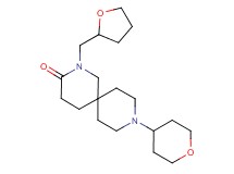 2-(tetrahydro-2-furanylmethyl)-9-(tetrahydro-2H-pyran-4-yl)-2,9-diazaspiro[5.5]undecan-3-one