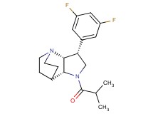 (3R*,3aR*,7aR*)-3-(3,5-difluorophenyl)-1-isobutyryloctahydro-4,7-ethanopyrrolo[3,2-b]pyridine