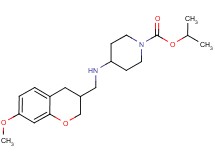 isopropyl 4-{[(7-methoxy-3,4-dihydro-2H-chromen-3-yl)methyl]amino}piperidine-1-carboxylate