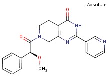 7-[(2S)-2-methoxy-2-phenylacetyl]-2-pyridin-3-yl-5,6,7,8-tetrahydropyrido[3,4-d]pyrimidin-4(3H)-one