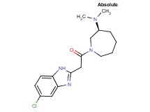 (3S)-1-[(5-chloro-1H-benzimidazol-2-yl)acetyl]-N,N-dimethylazepan-3-amine