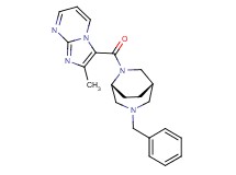 3-{[(1S*,5R*)-3-benzyl-3,6-diazabicyclo[3.2.2]non-6-yl]carbonyl}-2-methylimidazo[1,2-a]pyrimidine