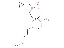 9-(cyclopropylmethyl)-4-(3-methoxypropyl)-1-methyl-1,4,9-triazaspiro[5.6]dodecan-10-one