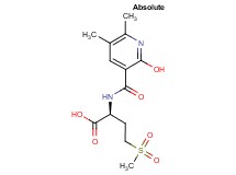 (2S)-2-{[(2-hydroxy-5,6-dimethyl-3-pyridinyl)carbonyl]amino}-4-(methylsulfonyl)butanoic acid