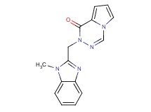 2-[(1-methyl-1H-benzimidazol-2-yl)methyl]pyrrolo[1,2-d][1,2,4]triazin-1(2H)-one