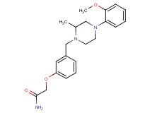 2-(3-{[4-(2-methoxyphenyl)-2-methyl-1-piperazinyl]methyl}phenoxy)acetamide