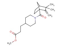 methyl 3-{1-[(3,3-dimethyl-2-methylenebicyclo[2.2.1]hept-1-yl)carbonyl]-4-piperidinyl}propanoate