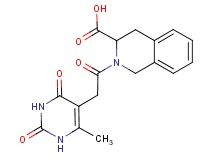 2-[(6-methyl-2,4-dioxo-1,2,3,4-tetrahydropyrimidin-5-yl)acetyl]-1,2,3,4-tetrahydroisoquinoline-3-carboxylic acid