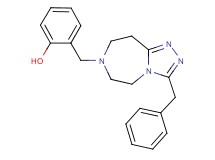2-[(3-benzyl-5,6,8,9-tetrahydro-7H-[1,2,4]triazolo[4,3-d][1,4]diazepin-7-yl)methyl]phenol