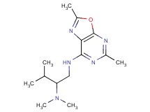N~1~-(2,5-dimethyl[1,3]oxazolo[5,4-d]pyrimidin-7-yl)-N~2~,N~2~,3-trimethylbutane-1,2-diamine