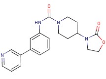 4-(2-oxo-1,3-oxazolidin-3-yl)-N-(3-pyridin-3-ylphenyl)piperidine-1-carboxamide
