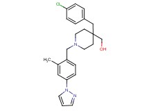 {4-(4-chlorobenzyl)-1-[2-methyl-4-(1H-pyrazol-1-yl)benzyl]-4-piperidinyl}methanol
