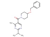5-{[4-(benzyloxy)-1-piperidinyl]carbonyl}-2-isopropyl-4-methylpyrimidine