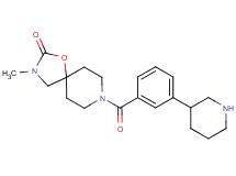 3-methyl-8-(3-piperidin-3-ylbenzoyl)-1-oxa-3,8-diazaspiro[4.5]decan-2-one
