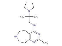 2-methyl-N-(2-methyl-2-pyrrolidin-1-ylpropyl)-6,7,8,9-tetrahydro-5H-pyrimido[4,5-d]azepin-4-amine
