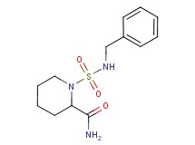 1-[(benzylamino)sulfonyl]piperidine-2-carboxamide