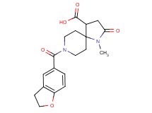 8-(2,3-dihydro-1-benzofuran-5-ylcarbonyl)-1-methyl-2-oxo-1,8-diazaspiro[4.5]decane-4-carboxylic acid