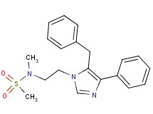 N-[2-(5-benzyl-4-phenyl-1H-imidazol-1-yl)ethyl]-N-methylmethanesulfonamide